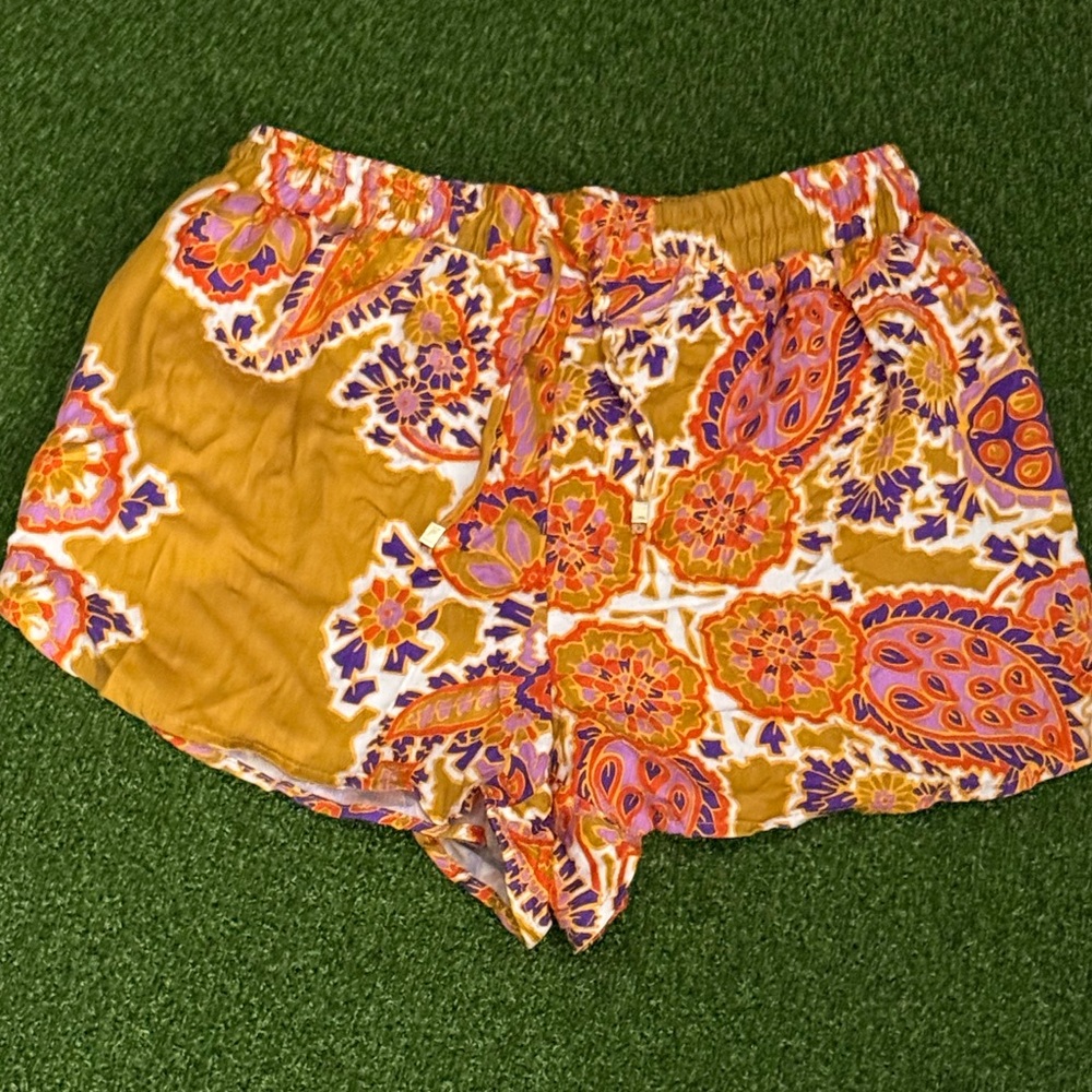 Rachel Zoe Multicolor Floral Athletic Shorts